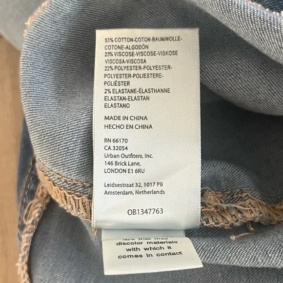 We the Free Venice Beach Flare Jeans Crossover High Rise 29 Boho Retro Wideleg - Picture 14 of 14